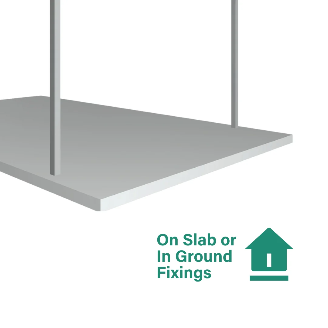 5.5m x 5.4m Double Carport - Zinc - Image 10