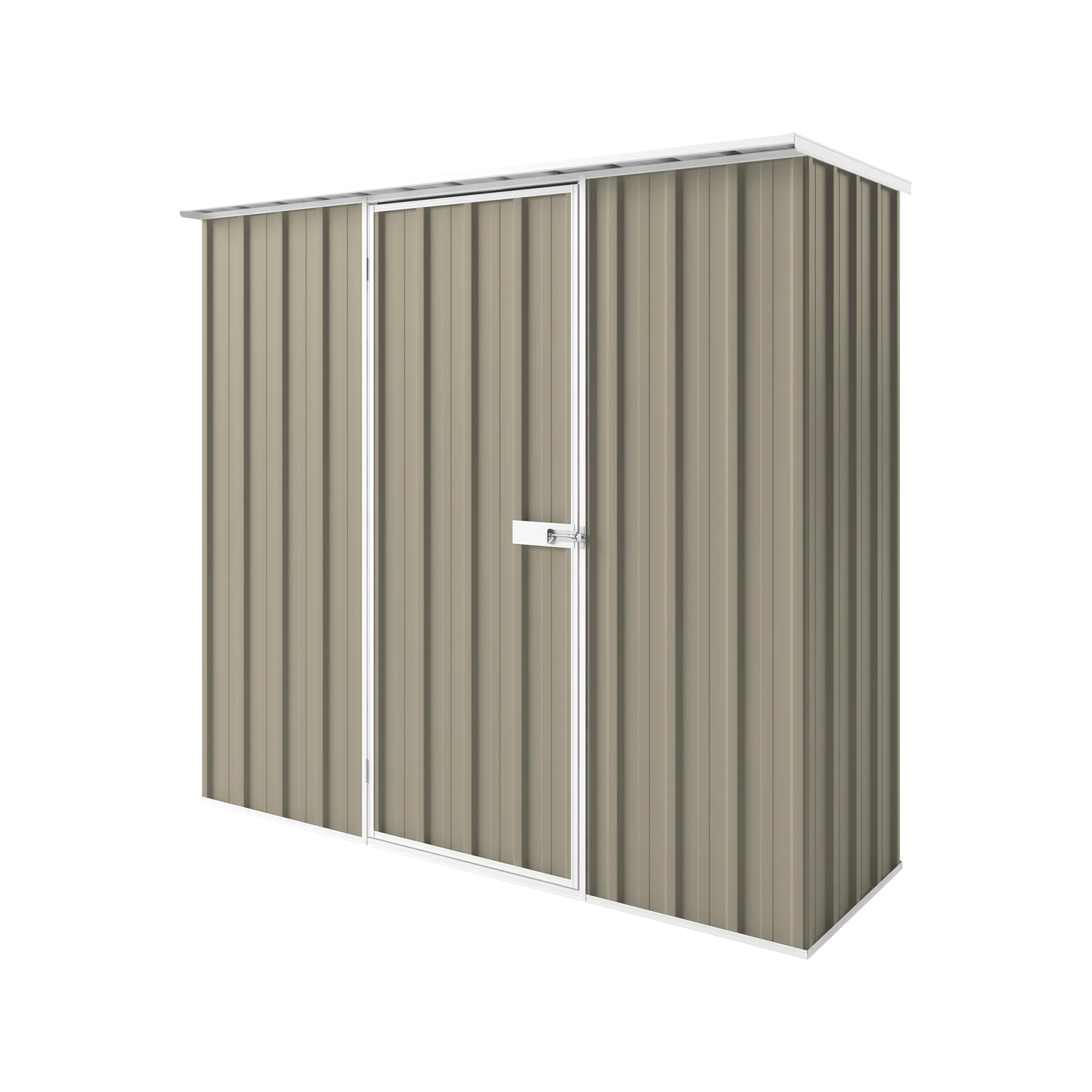 2.25m x 0.78m Flat Roof Garden Shed - Image 24