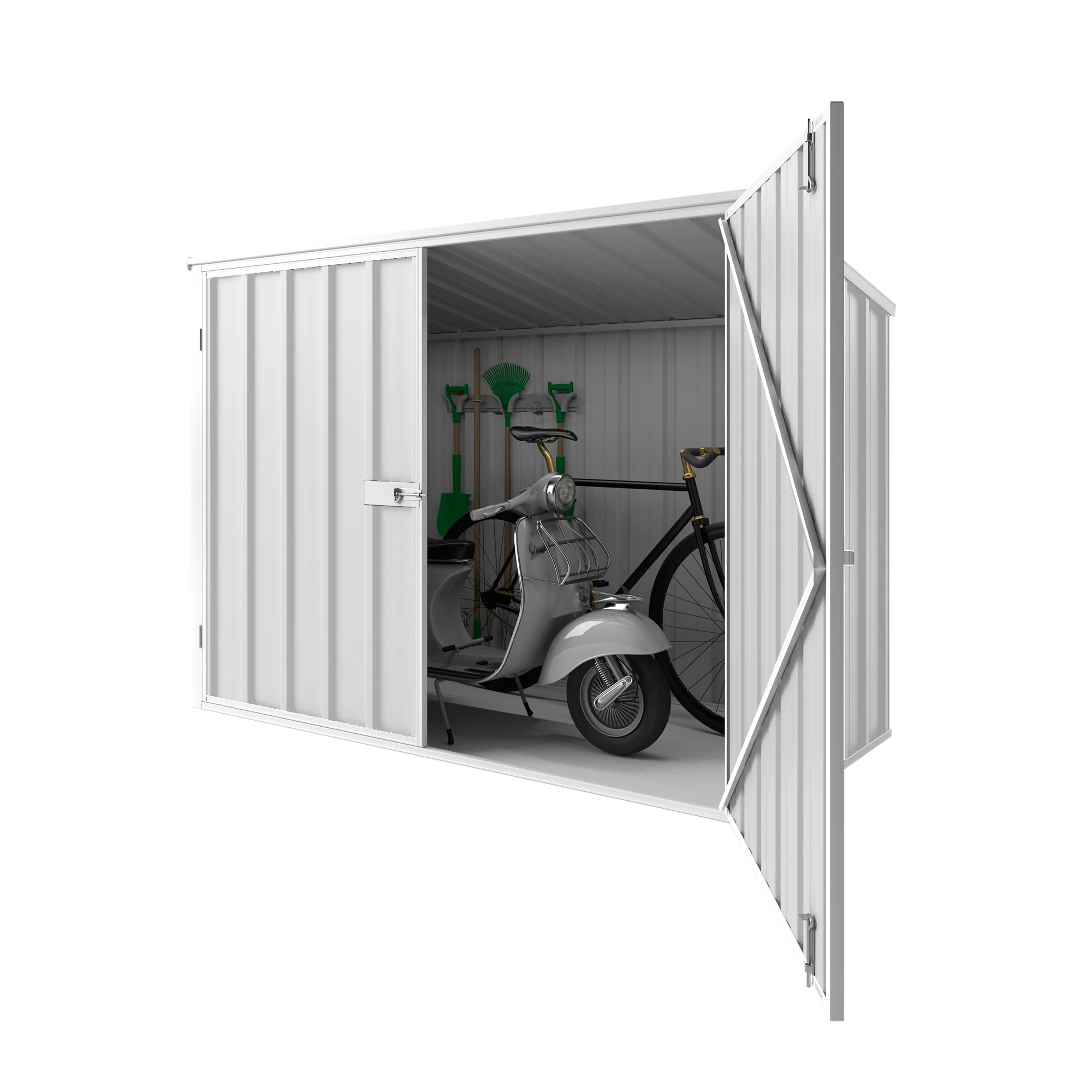 2.08m x 0.97m Garden Locker Shed - Image 6