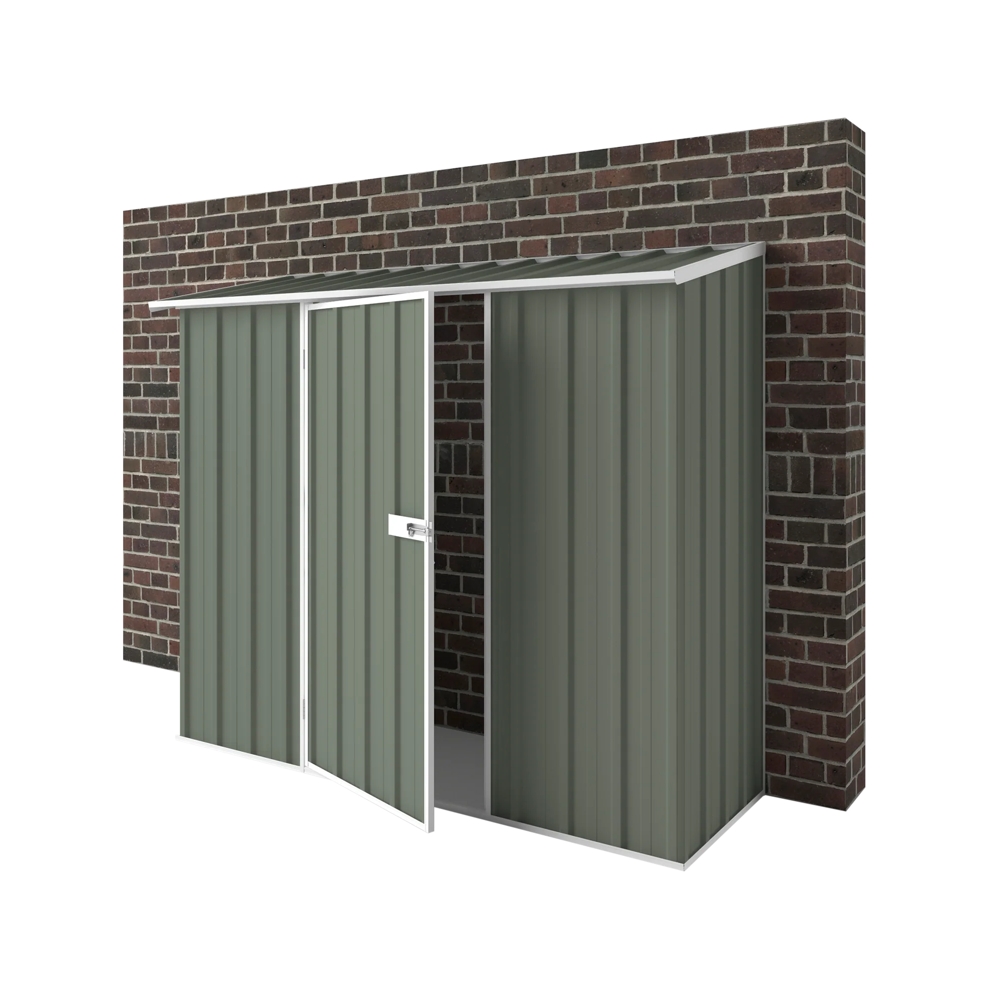 2.25m x 0.78m Off The Wall Garden Shed - Image 2