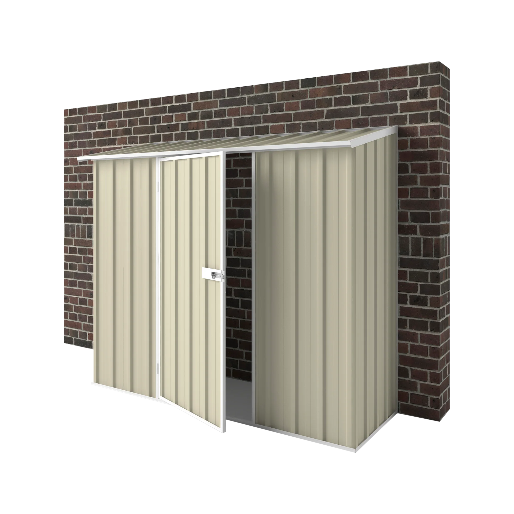 2.25m x 0.78m Off The Wall Garden Shed - Image 3