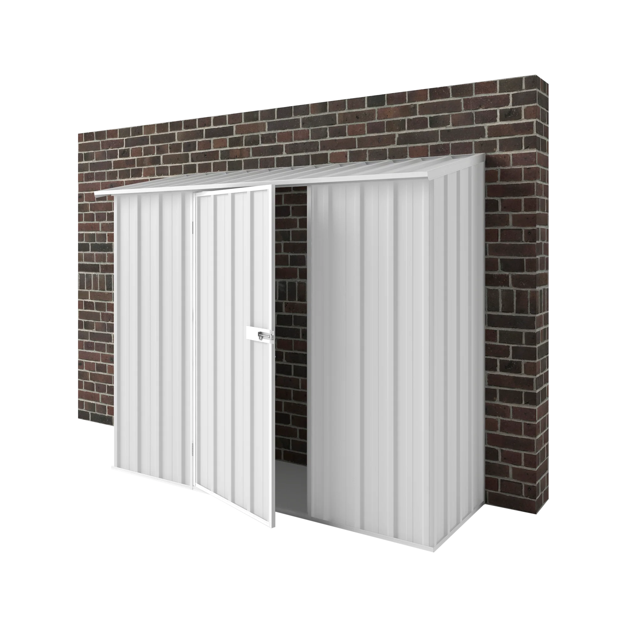 2.25m x 0.78m Off The Wall Garden Shed - Image 4