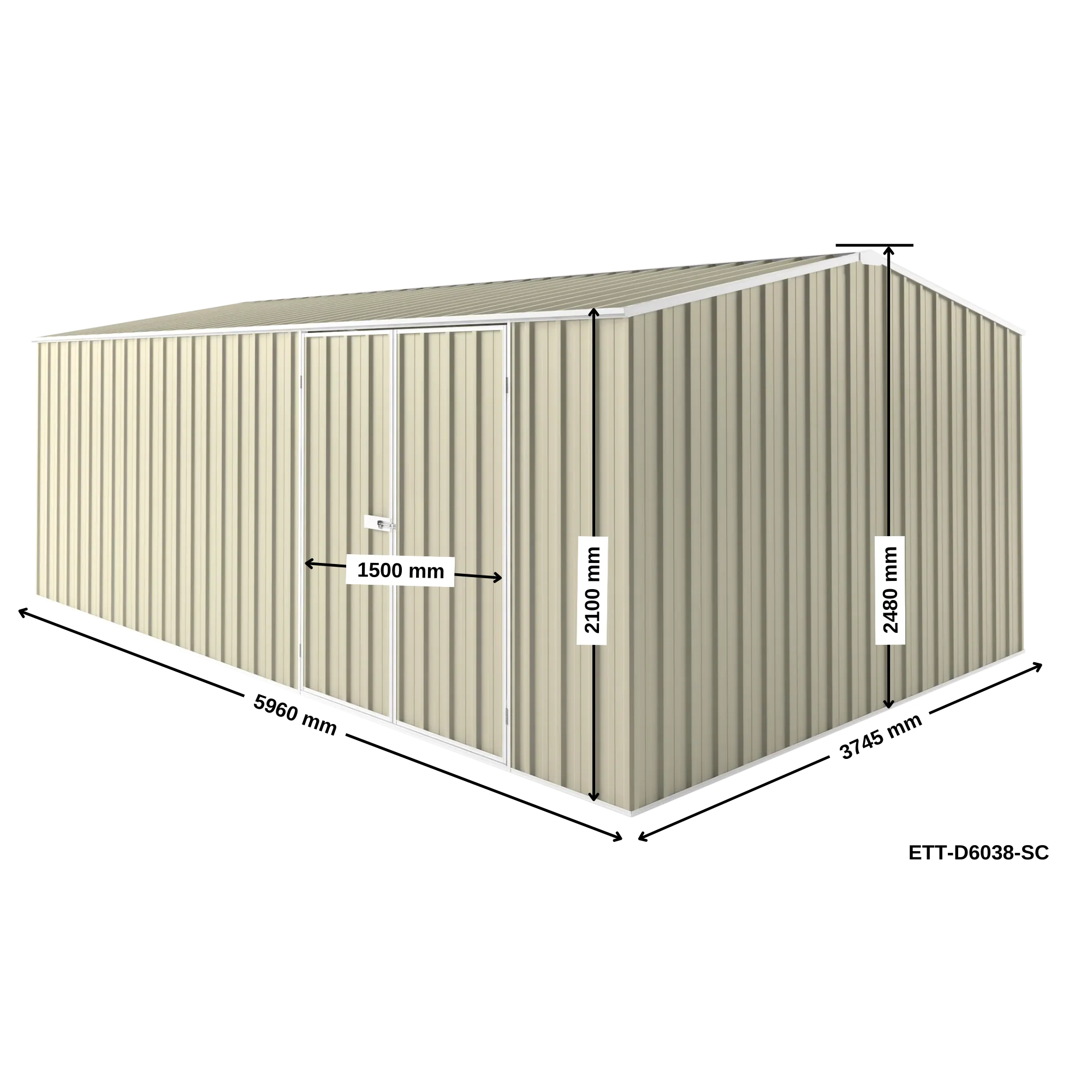 6m x 3.75m Workshop Shed - Image 26